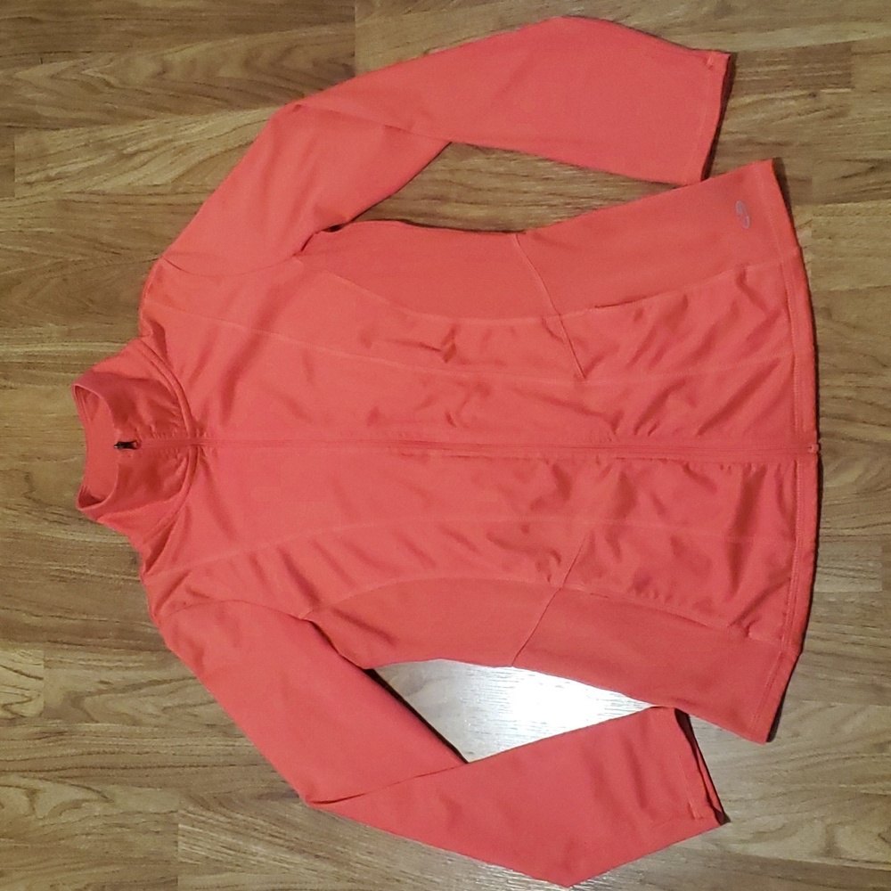 C9 by Champion Duo Dry Track Jacket Neon Coral Womens Size S